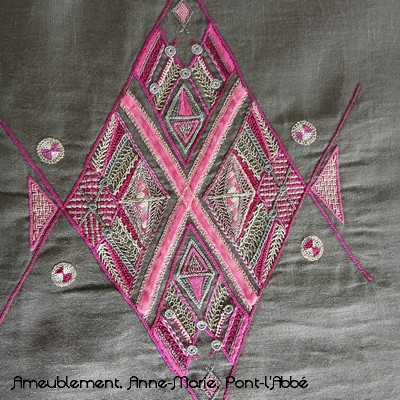 Rubans, velours et cocardes.